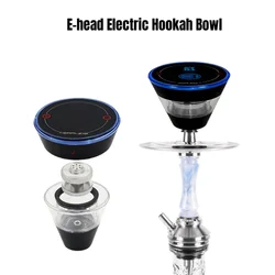 Arabo elettrico narghilè E-Head camera di riscaldamento ricaricabile stufa in carbonio macchina Shisha carbone portasigarette Chicha Bowl Set