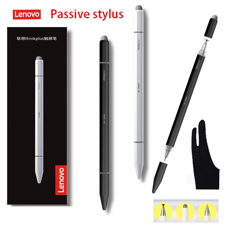 Lenovo Three Pen Tips Touch Pen For Android IOS Tablet And Phone iPad Universal BP28 No Need To Charge With Ballpoint Pen