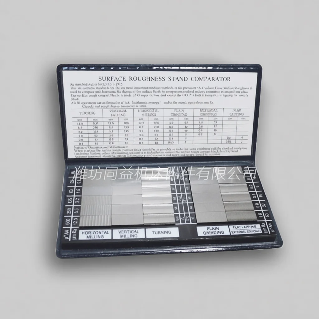 Surface Texture Comparison Gauge Block Milling Lathe Turning Grinding Workshop Inspection Quality Management Hardware Tool