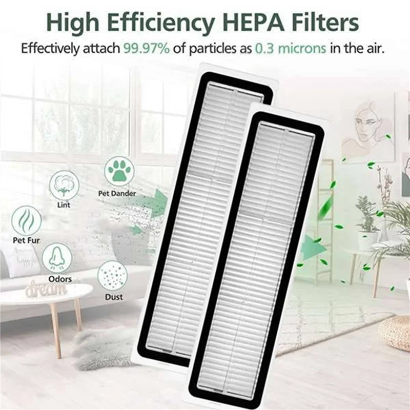 ABRG-Per Dreame D9/9 Max/L10 Pro/Trouver LDS Finder Accessori per aspirapolvere Spazzola laterale principale Filtro Mop Rag Sacchetto per la polvere