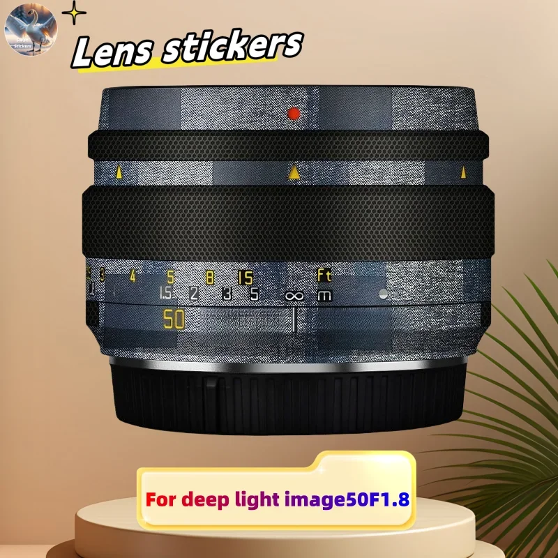 

for deep light image50F1.8 Camera Lens stickers, precision cut wear-resistant protective film, DIY skin