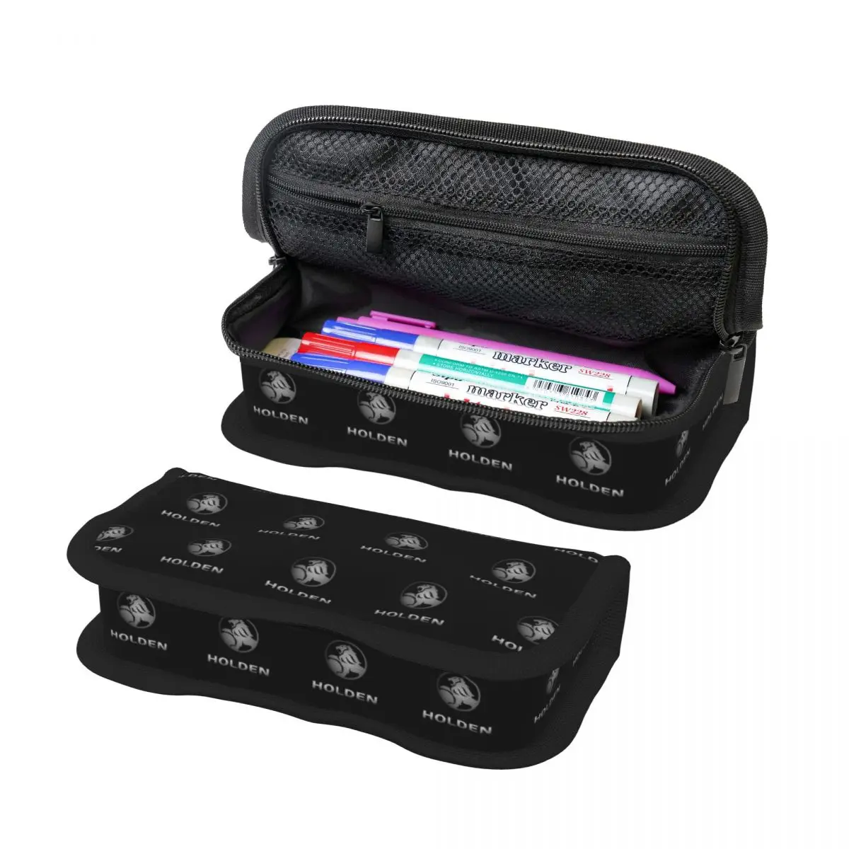 Best Edition Holden Logo Essential Pencil Case for Students School Pen Box Pencil Bag Stationery Supplies Pen Holder Bag