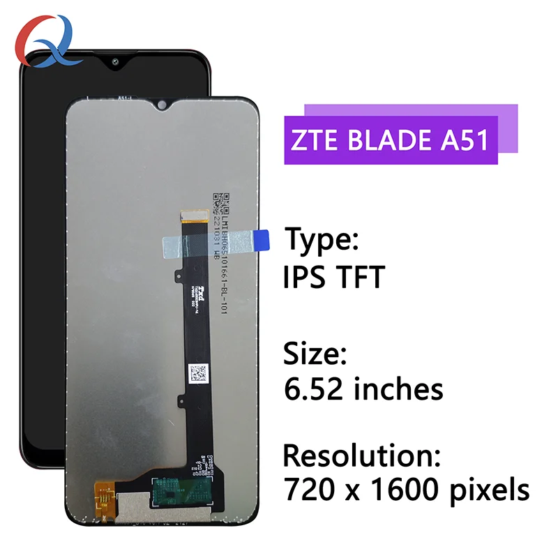 New Mobile Phone Lcds For ZTE Blade A51 LCD Touch Screen Digitizer pantalla For ZTE Blade A51 display replacement