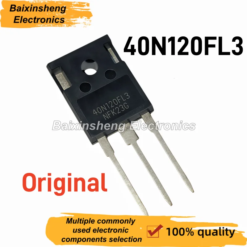 5/10PCS Original 40N120FL3 TO‑247 IGBT Power Transistor 40A 1200V NGTB40N120FL3WG for UPS Inverter Welding Equipment
