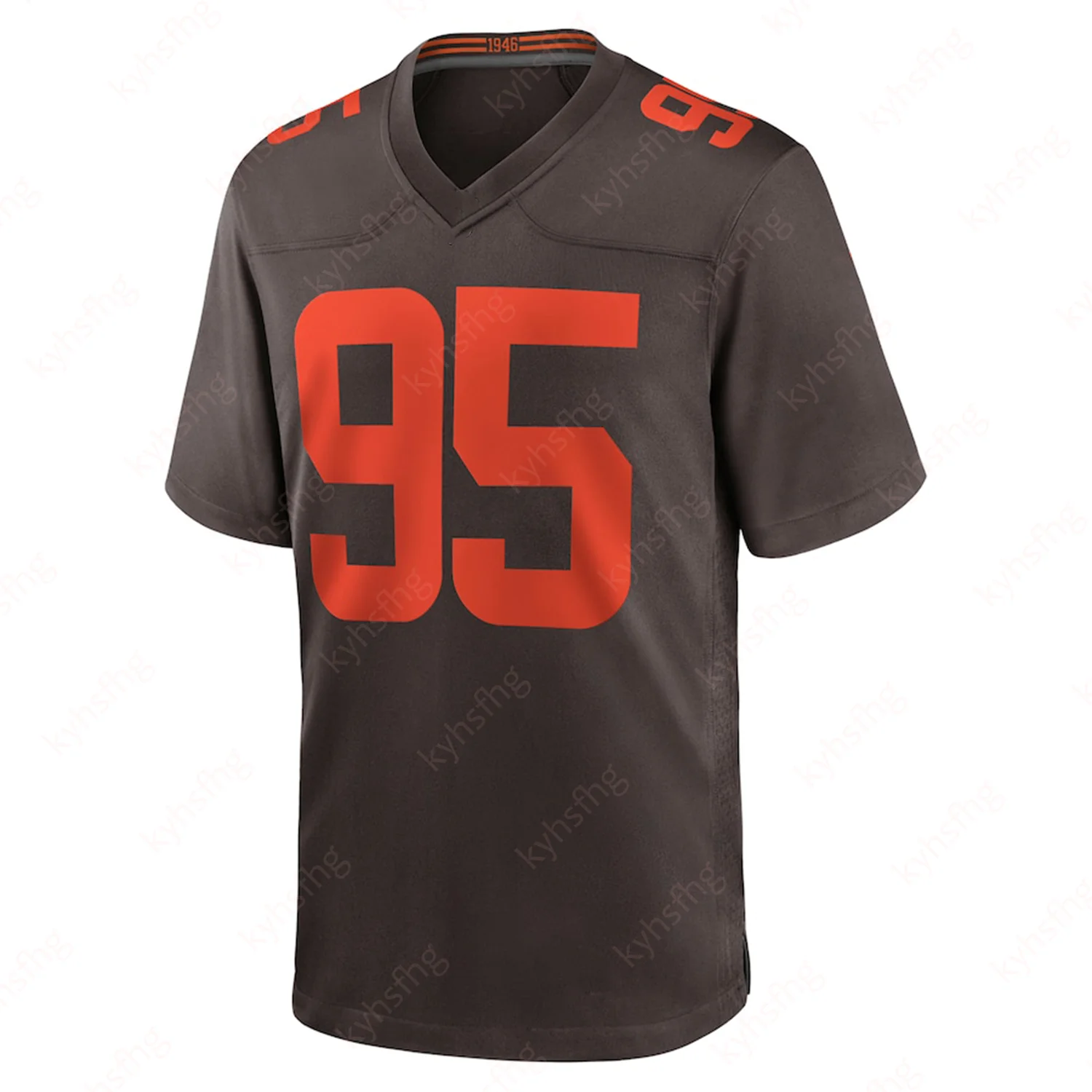 2024 Garrett Browns Jersey #95 Jersey Training Absorb Sweat Outdoors Exercise Uniform Football For Adult&Kid jersey