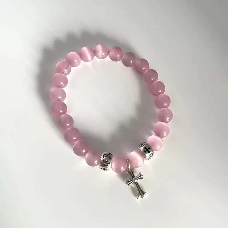 Chaoxuan Couple's White Opal Bracelet Retro Design Hip-hop Premium Cross Jewelry Jewelry