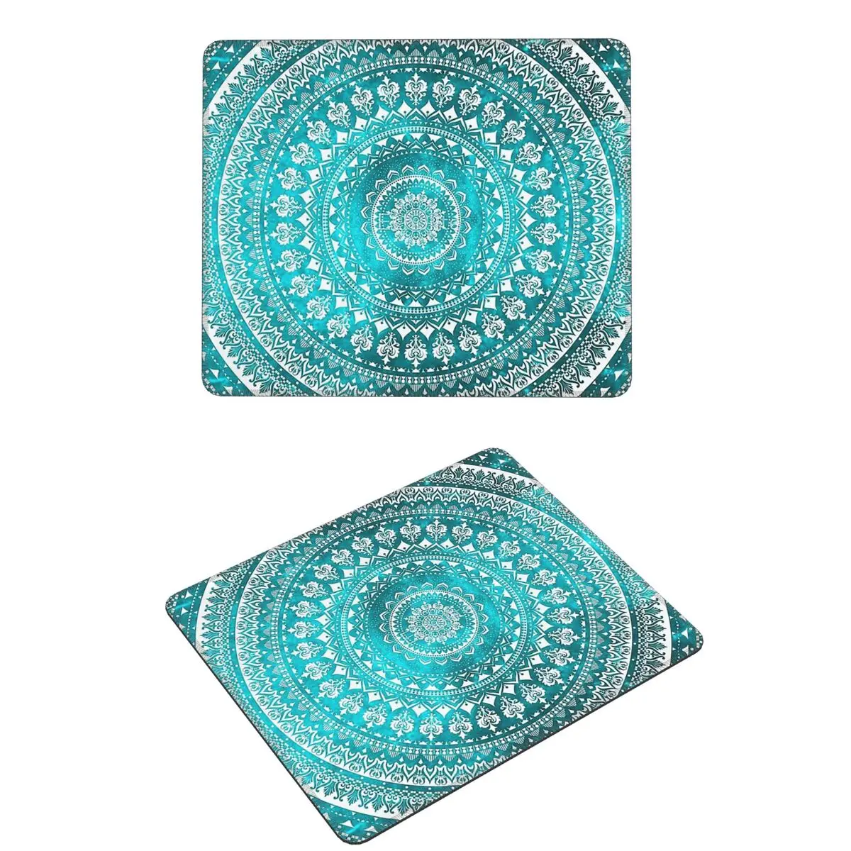Mandala Turquoise tapis de souris clavier d'ordinateur tapis de souris Gamer PC tapis de bureau accessoires de bureau tapis de Table