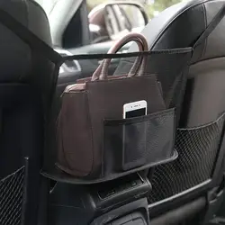 Universal Elastic Polyester Car Truck Seat Mesh Storage Net Bag Car Back Rear Mesh Trunk Seat Elastic String Net Auto Organizer
