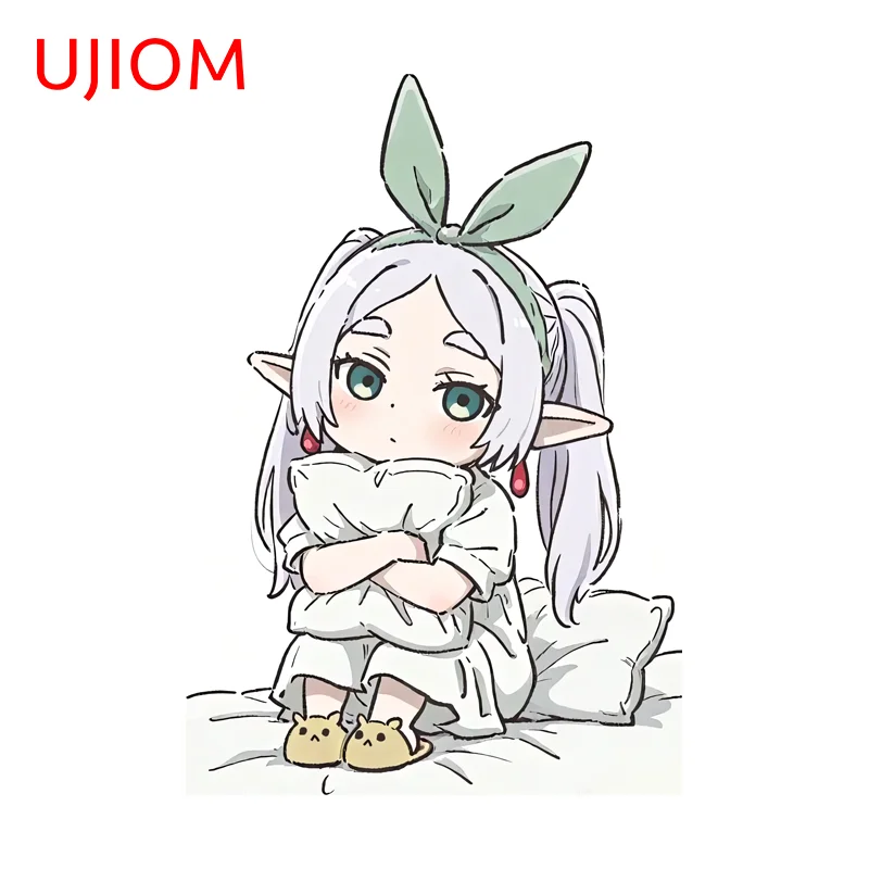 UJIOM Frieren‌ Lovely Anime Peripheral Wall Sticker Artistic Glaring Waterproof Vinly Decal Suitable For Air Conditioner Decor