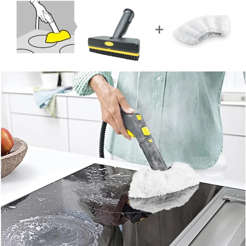 【Berserk】Замена щетки для ручного пароочистителя для Karcher SC1 SC2 SC3 SC4 SC5 CTK1020, аксессуары для пароочистителя