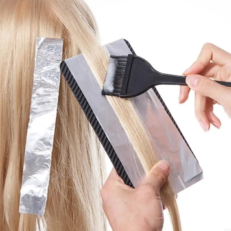 髪のハイライト、アルミホイルシート、ハイライトフォイル用のU0DEシルバーヘアホイル