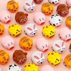 10pcs Cartoon  Animal Pull Back Car Toys for Kids Birthday Party Favors Baby Shower Souvenir Giveaway Goodie Bag Pinata Fillers