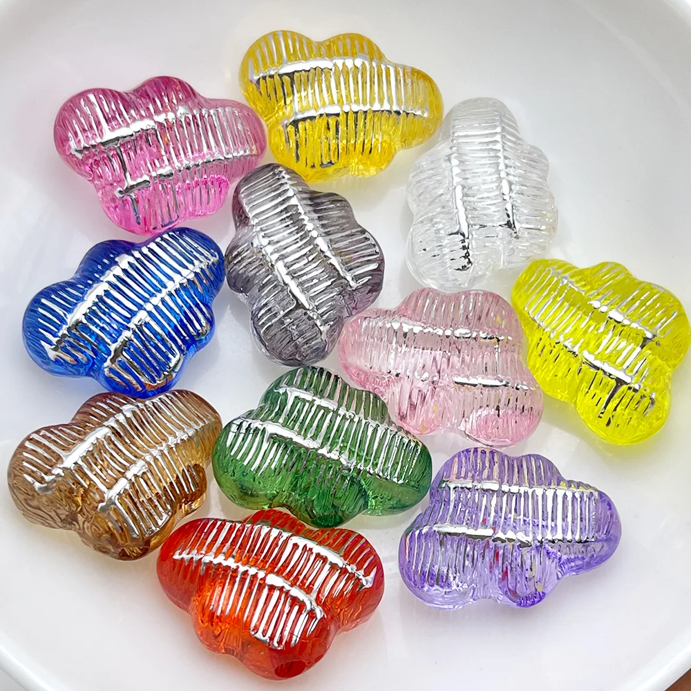 

Сердечный дизайн 17*23 мм 100 шт. фурнитура и компоненты для ювелирных изделий/акрил/форма облаков/необычные бусины «сделай сам»/прозрачный эффект/ручная работа # 19231