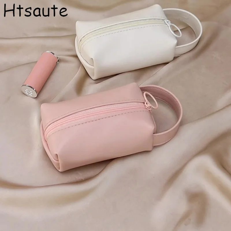 Travel Men Cosmetic Bag Toiletry Organizer PU Leather Women Storage Make Up Case Waterproof Makeup Bag Beauty Wash Pouch Handbag