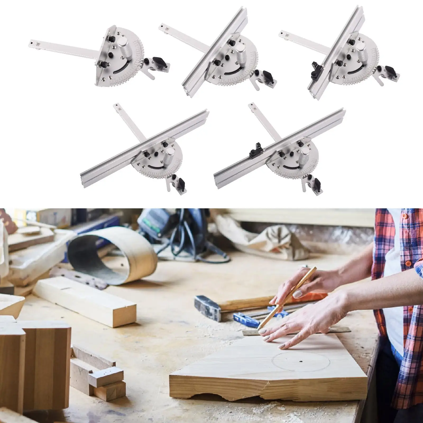 

Table Saw Miter Gauge Sturdy for Bandsaw, Router Table Miter Saw Accessories