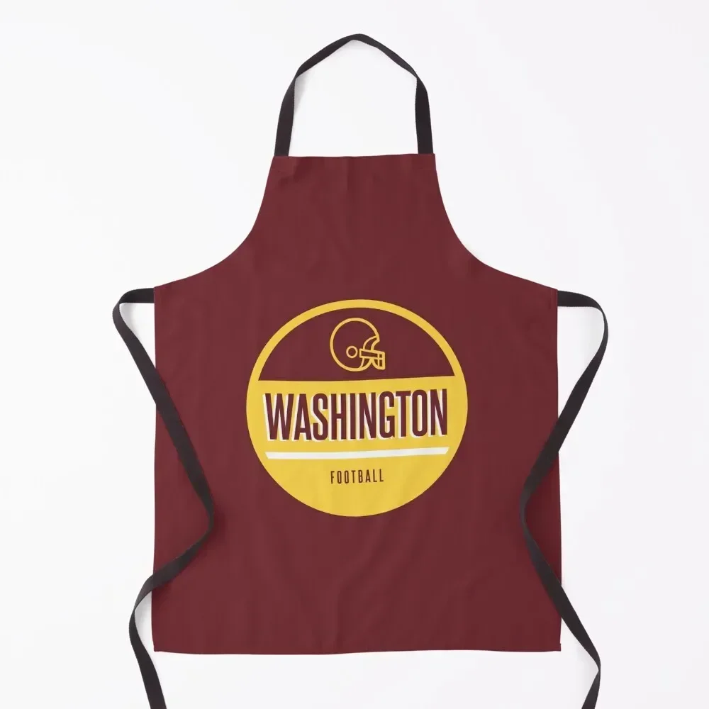 

Washington retro football Apron Korean Smock for hairdressing christmas kitchen clothes Apron