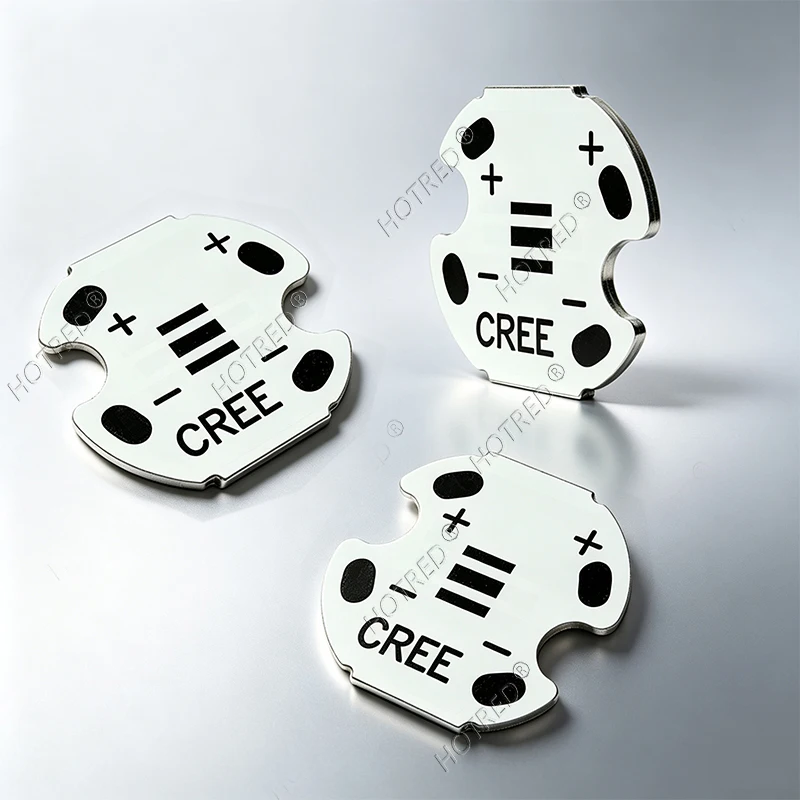 25-100pcs High Power 20mm 2525 XBD XB-D 16mm 14mm 12mm 8mm LED Aluminum PCB Board 1W 3W SMD Heat Sink Substrate Enhanced Thermal