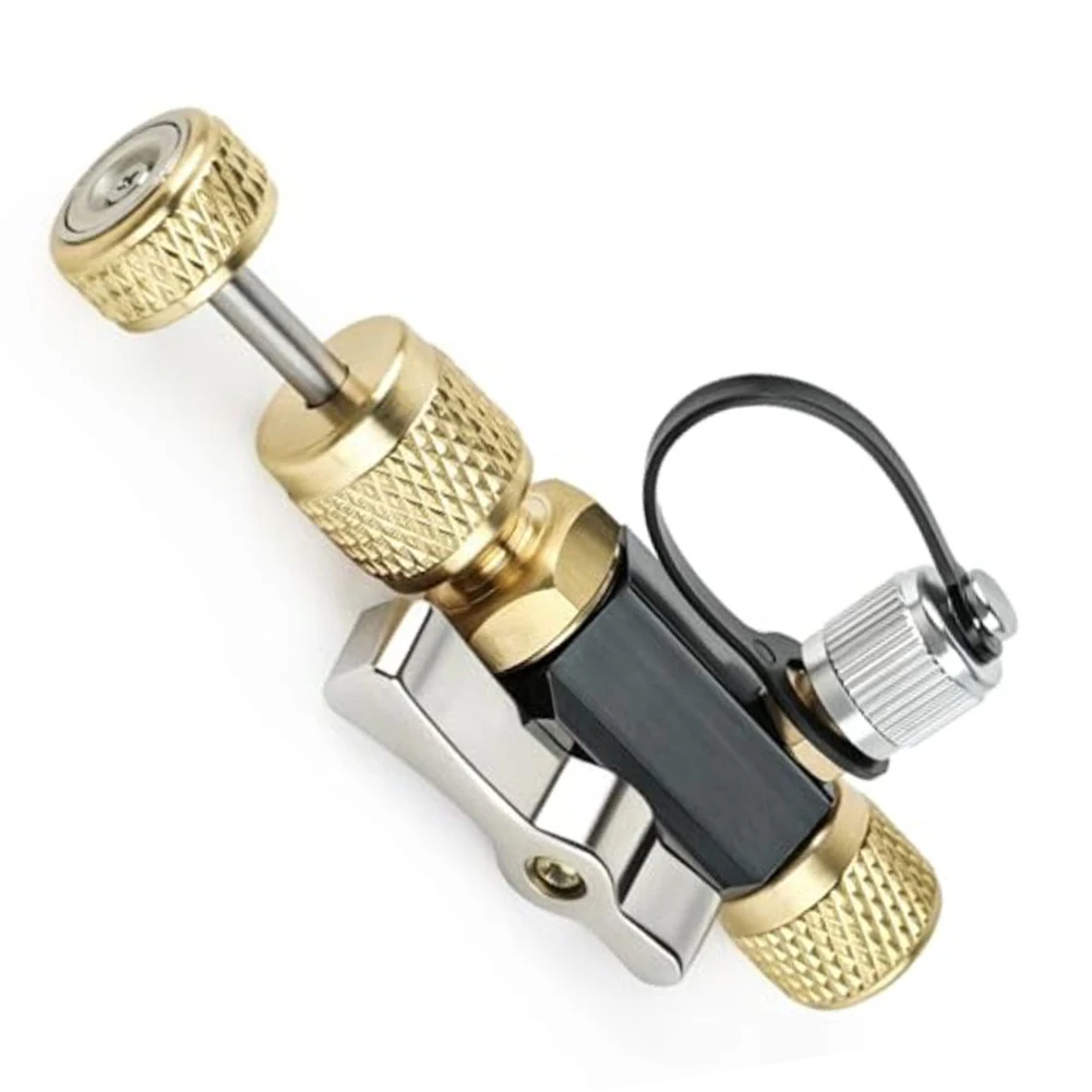 YAFEX Vacuum-Rated Valve Core Removal Tool Black 1/4