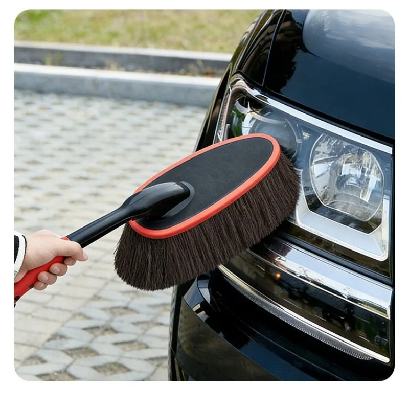 1pcs Scalable Rotating Wax Brush Car Dust Duster Car Dust Dust-removing Car-washing Mop Brush Cleaning Tool