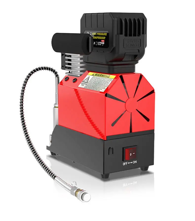Global GX18V lithium battery air-cooled portable 30MPA high-pressure inflatable pump air compressor