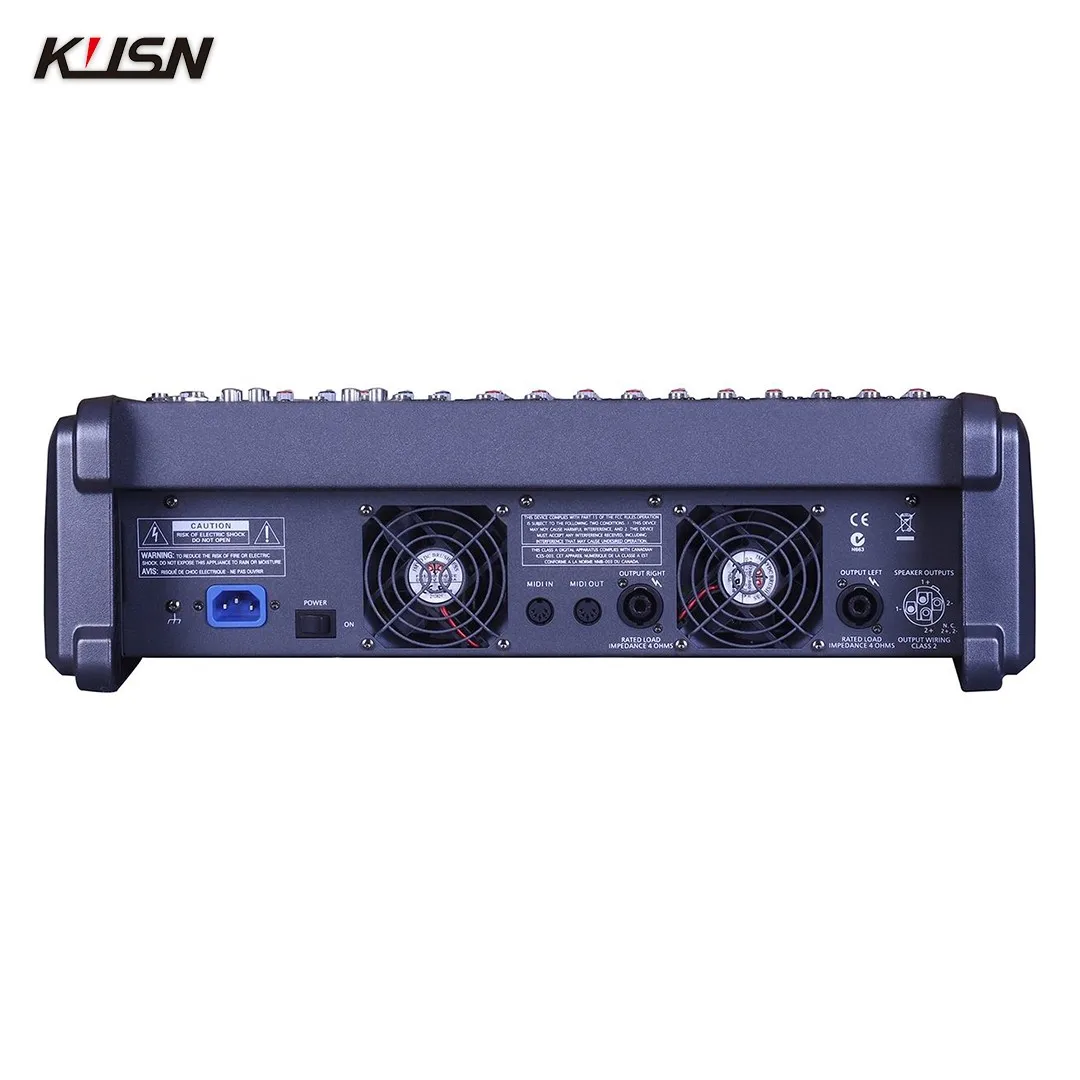 PM1000-DS3 1000 W *2 Amplifier Mixer 10 Channel Professional Digital Mixing Console Sound Mixer BT With Power Amplifier Mixer