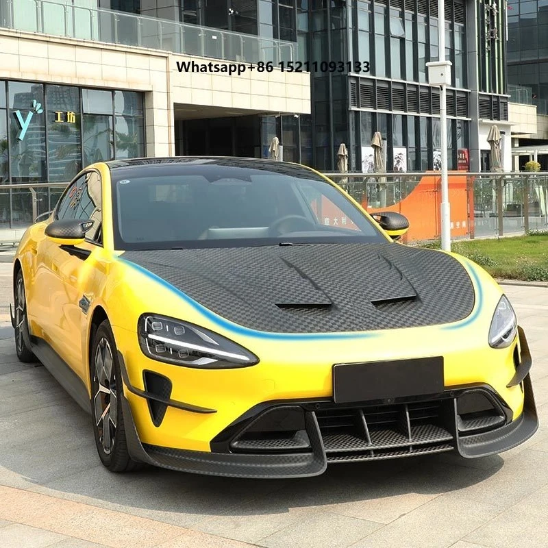 2025 Latest Design Composite Automotive Auto Automobile Electric Car Parts Carbon Fiber Front Hood for Su7 Hood