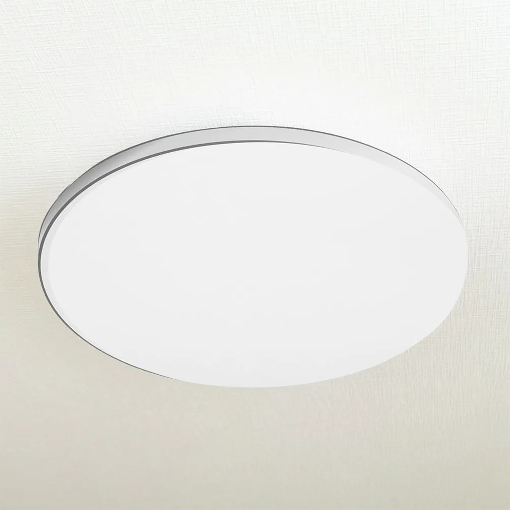 Round Acrylic Ceiling Light Diffuser Panel Flat Design Space Saving Light Diffusion Cover for Bedrooms Living Rooms Dining Areas