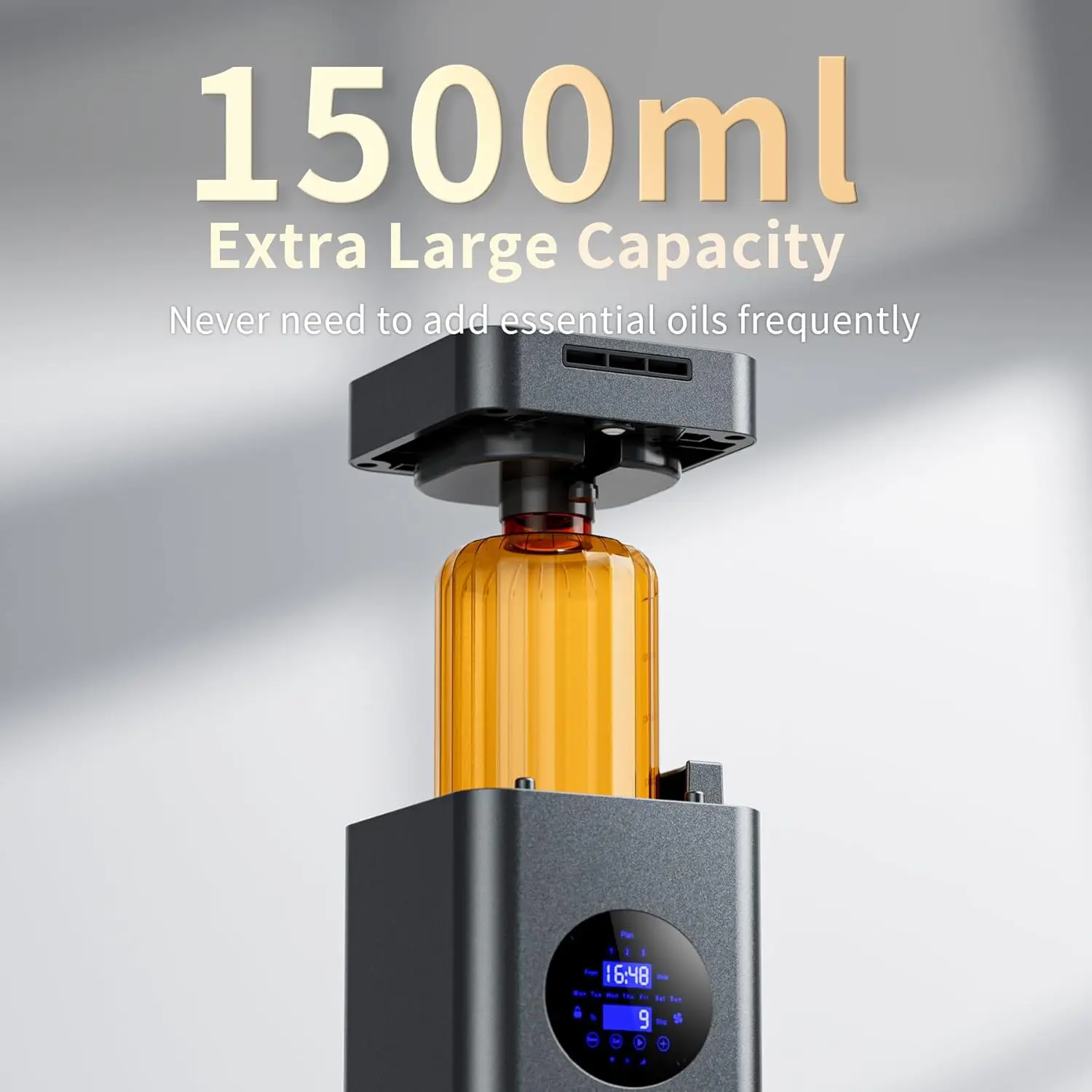 ماكينة هواء برائحة 1500 مل للمنزل، 4000 مربع. قدم التغطية الناشر بدون ماء الناشر الضروري النفط فندق رائحة الناشر الهواء البارد