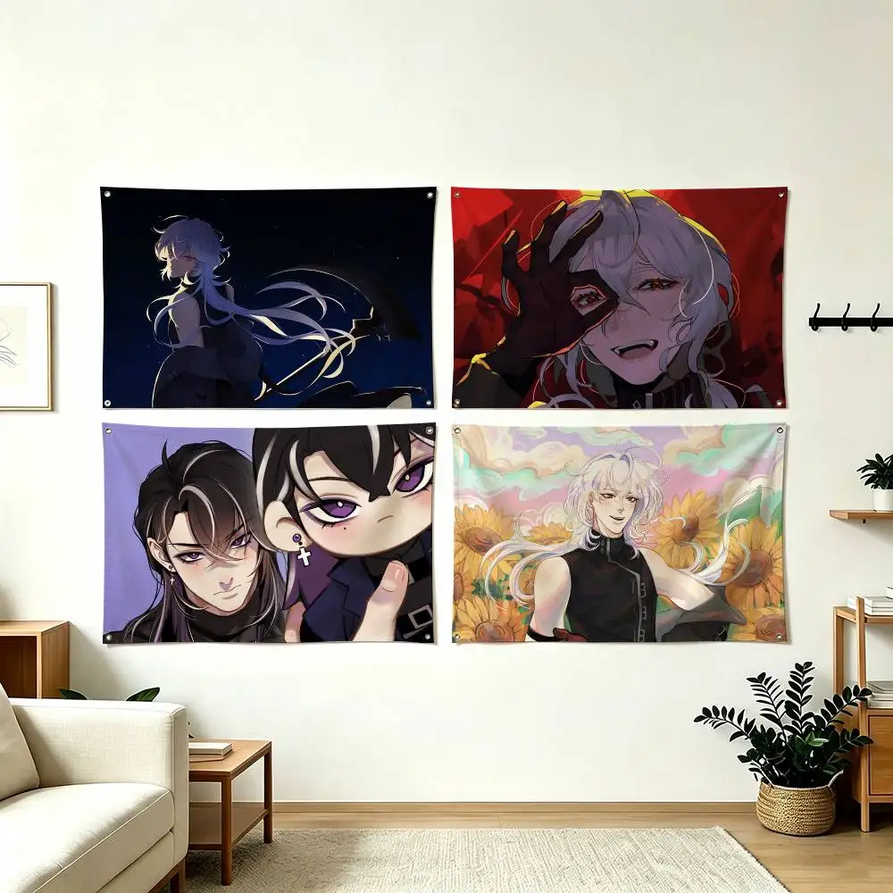 A-A Date with Death Game Flags for Bedrooms Home Decor Items Outdoor Decors Garage Decoration Flaga