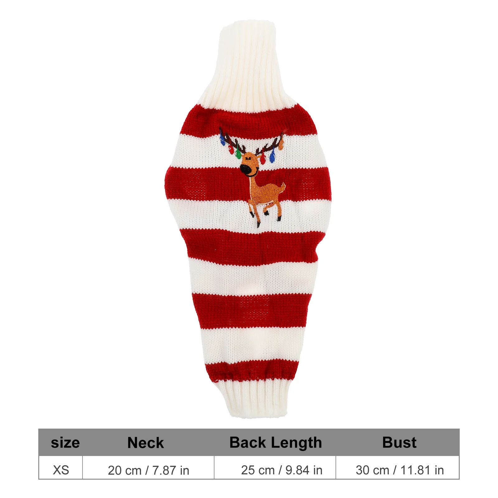 FRCOLOR 子犬用セーター 犬用クリスマスコスチューム 暖かい子猫用服 小型ペット用 ハロウィン イースター レッドクロス