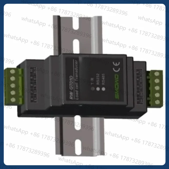 Load Cell Amplifier 24-bit AD Weighing Transmitter Weight Sensor Voltage Current Converter RS232 or RS485 Modbus RTU Din Rail