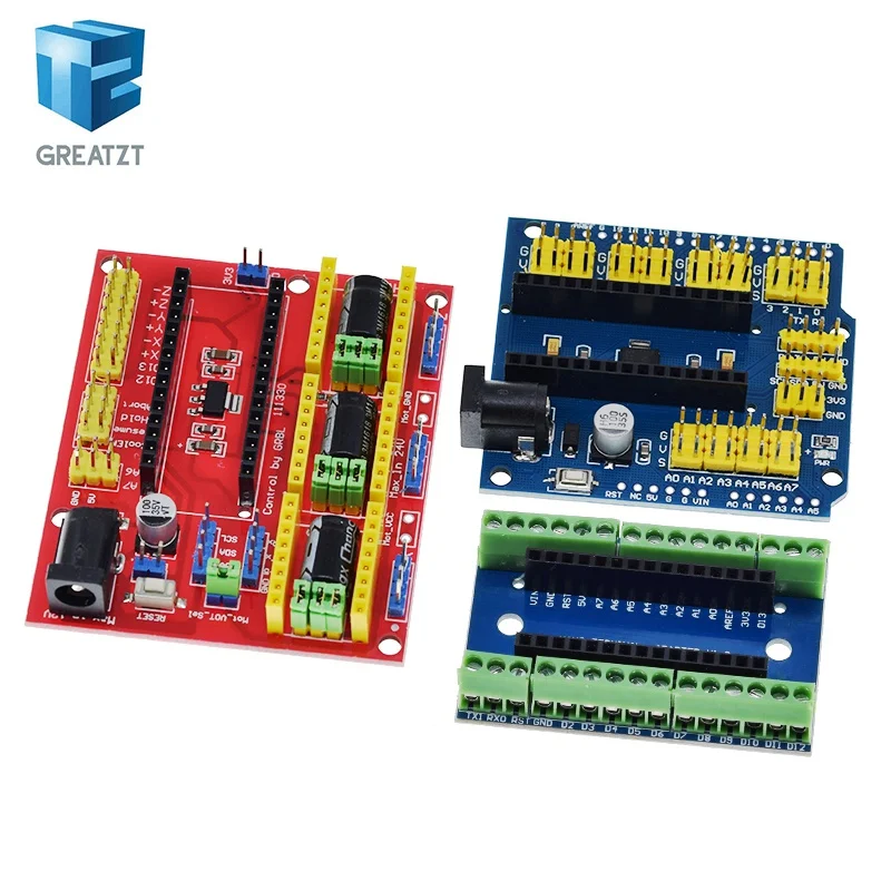 GREATZT NANO V3.0 Controller Terminal Adapter Expansion Board Prototype Shield And UNO Multi-purpose Expansion Board