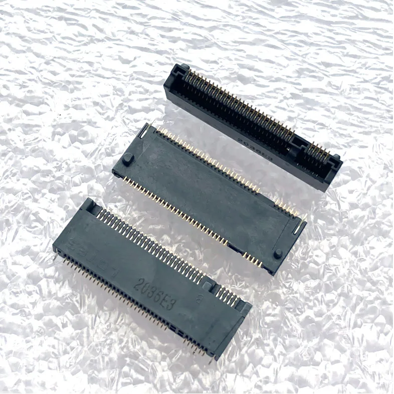 For LOTES NGFF Slot 67P M.2 SSD Hard Drive Socket Connector 5+6 Pin B-KEY H3.2mm