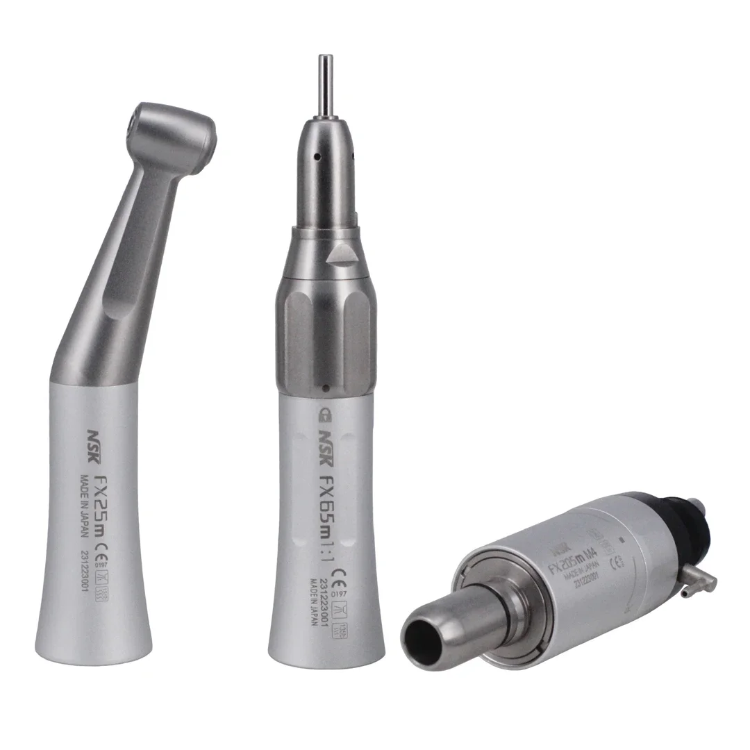 FX25 FX65 Dental 1:1 Direct Drive Contra Angle Low Speed Handpiece Mini Head Dentistry Against Contra Angle Polishing Tools