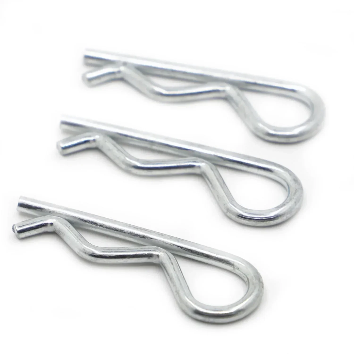 M1 M1.2 M1.6 M1.8 M2 M2.5 M3 M3.5 M4 M5 Galvanized R Type Spring Cotter Pin Wave Shape Split Clip Clamp Hair Tractor Pin for Car