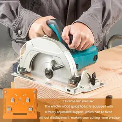 Cutting Machine Base Plate Circular Saw Guide Rail Bottom Plate Saw Base Adjustable Cutting Machine Bakelite Guide Plate