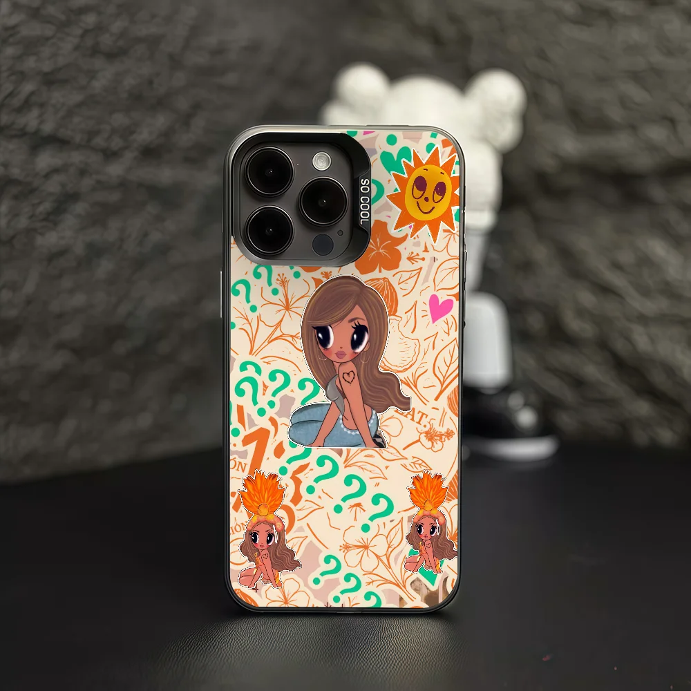 Cantor tropicoqueta caso de telefone para iphone 12 11 13 14 15 16 17 max pro plus mini capa protetora imd cor karol g