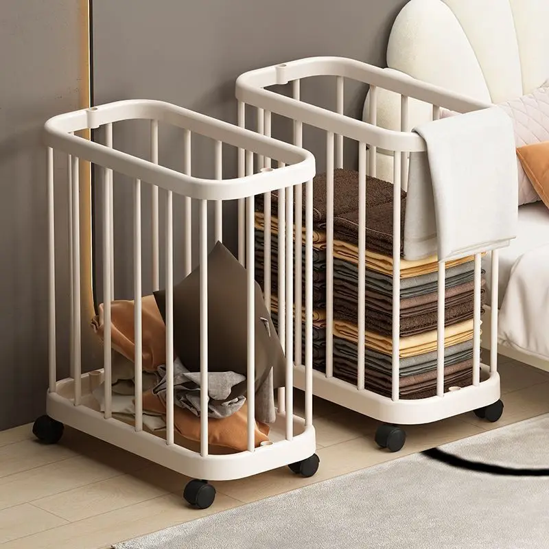 

Мобильная домашняя многофункциональная корзина для хранения одежды, большая вместимость, подходит для хранения одежды, игрушек и спортивного оборудования