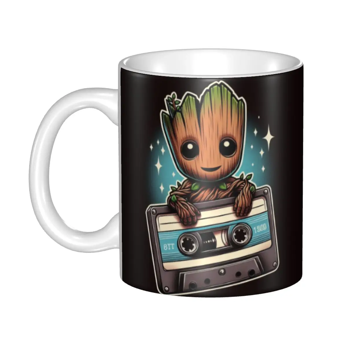Guardianes de la galaxia Groot dibujos animados Anime tazas de café DIY personalizado Taza de té de la leche de cerámica