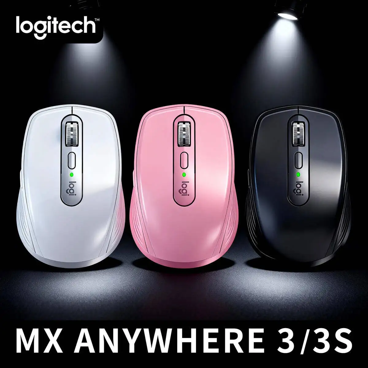 

Logitech MX Anywhere 3S Bluetooth Mouse Ultra Responsive Silent Clicks for Laptop Desktop Work Office