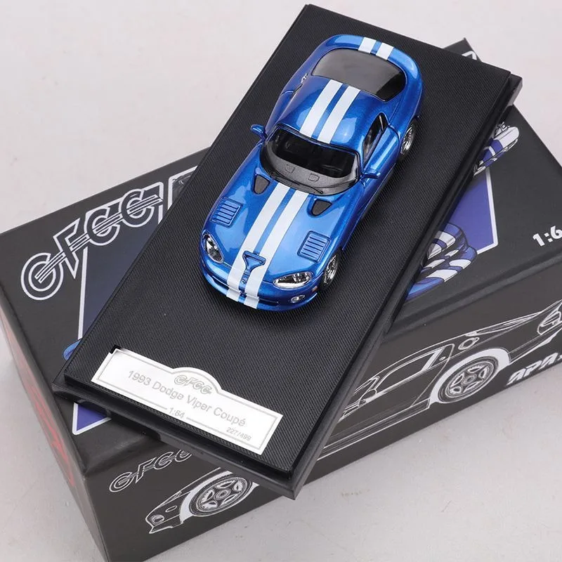 GFCC 1/64 Dodge Viper 1993 APAxpo Metalowy Model Auta z Odlewu Ciśnieniowego, Kolekcja, Prezent dla Chłopca na Boże Narodzenie