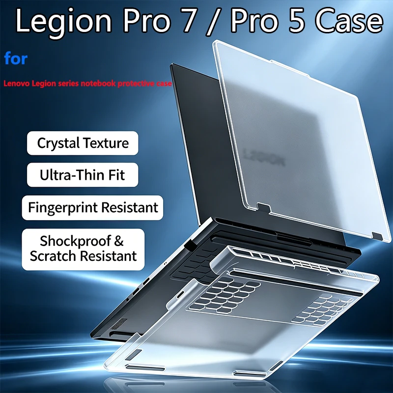 For Lenovo Legion Pro 7 16IAX10H/16AFR10H notebook protective case buckle installation hard shell anti-fall protective case
