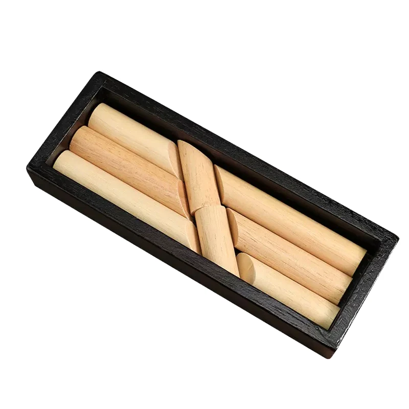 صندوق ألغاز كلاسيكي مستحيل ألعاب تحدي الذكاء للبالغين والأطفال ألعاب تحدي الذكاء Lu Ban Lock Casse Tete Juegos De Ingenio Y Logica #4