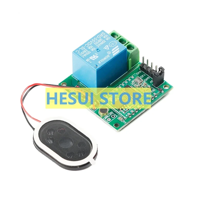 Offline voice control switch Intelligent wireless remote control module AI voice recognition module Voice control recognition mo