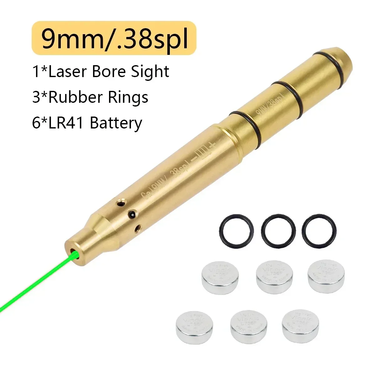 Zielony militarny czerwony Laser. 223Rem 9mm .177 22LR .38spl kal celownik laserowy lufa końcowa do pistoletów rewolwerowych karabin