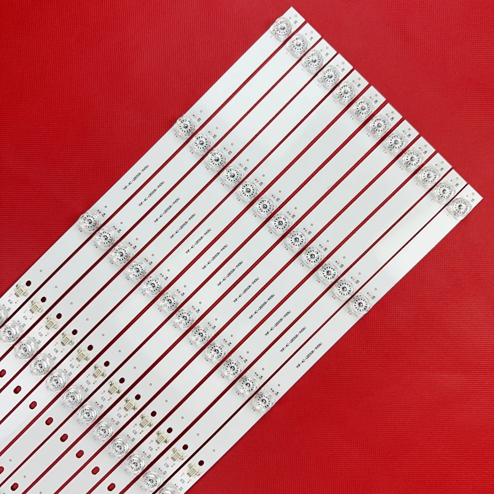 1TV LED شريط إضاءة خلفي ل TCL-55P10-3030FC-12X6-LX20200106 55C715 55C717 YHF-4C-LB5506-YH10J