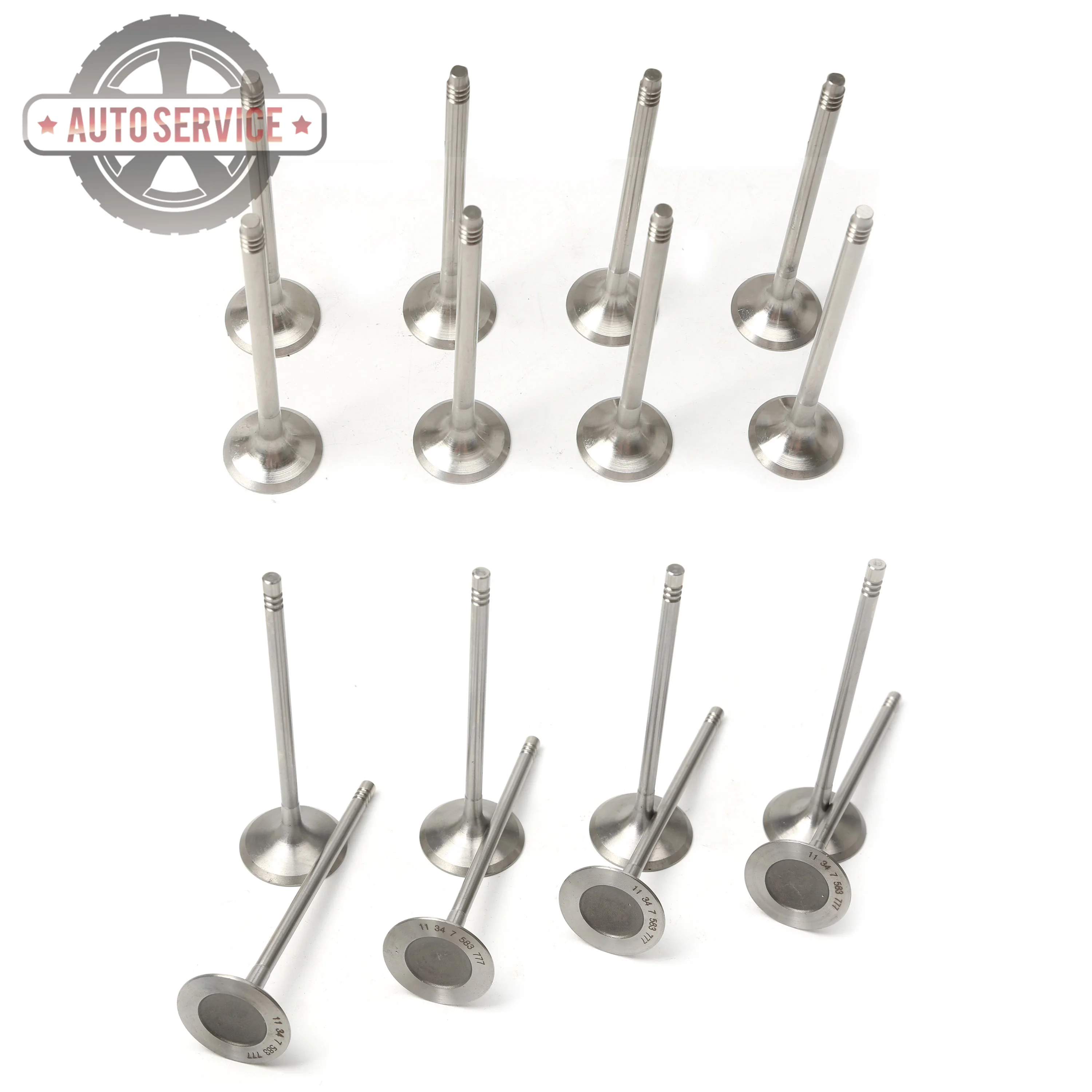 11347598273 11347583777 Engine Intake and Exhaust Valves Set For BMW 228 i 320 i 428 i xDrive X3 sDrive 28 i X6 Z4 Roadster