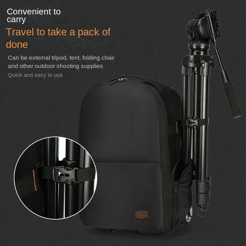 Professional Photographer Bag Camera Trolley Suitcases on wheels Trolley Backpack Travel Bag SLR luggage Casual Digital Backpack