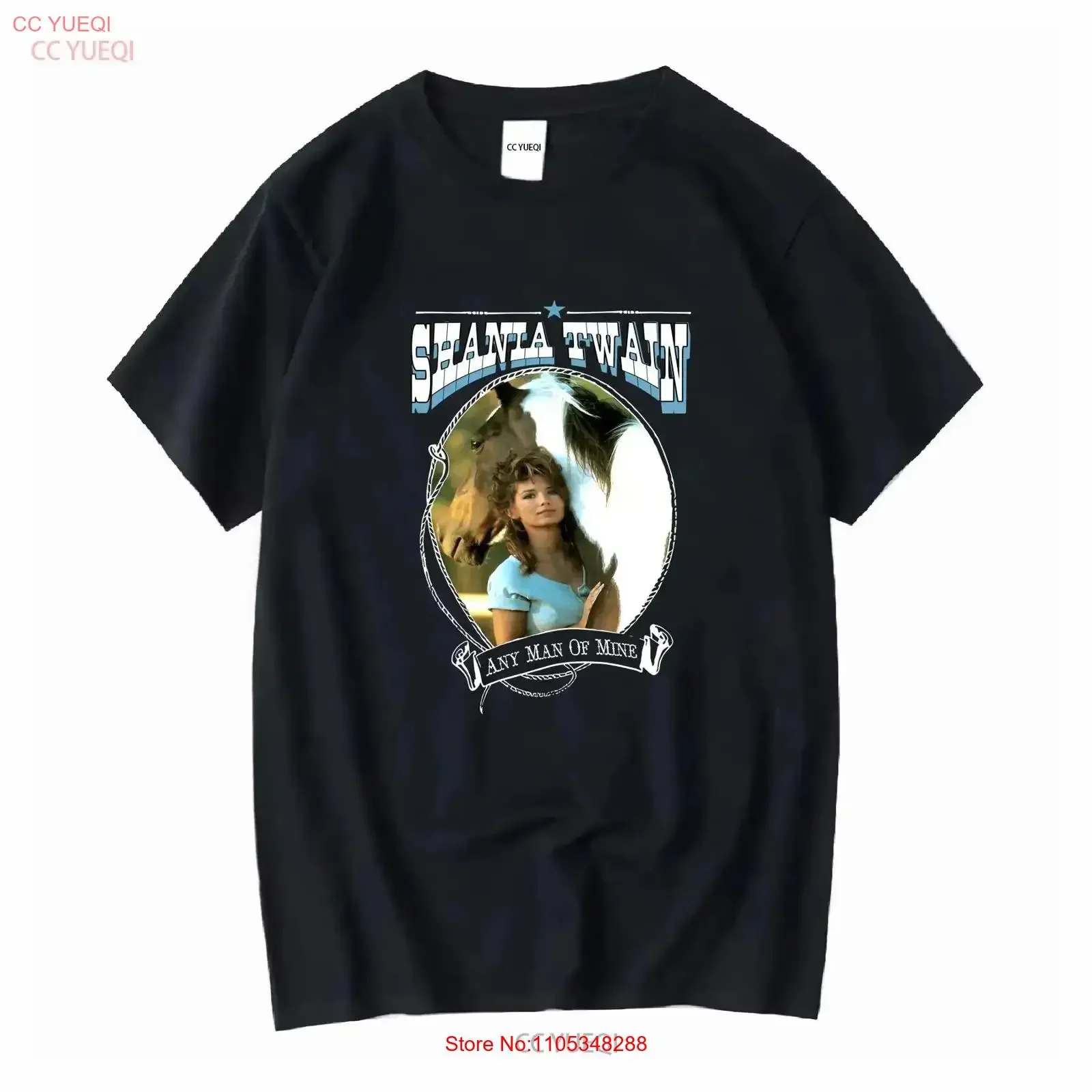 Shania Twain Any Man Of Mine T-Shirt, Geschenk, bestes neues Vintage-T-Shirt, gewaschen, weich, leicht grafisch, atmungsaktiv, bequem, Streetwear
