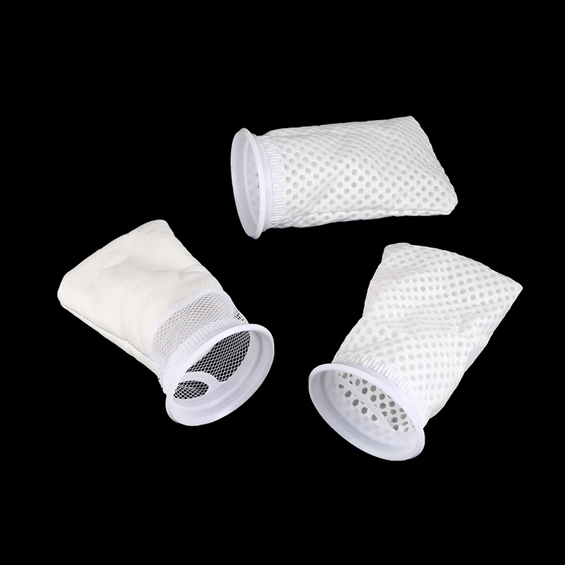 Anti Overflow Aquarium Filter Bag Honeycomb Type Washable Reusable Mesh Foam Carpet Sock Bag For Fish Marine Filtration System